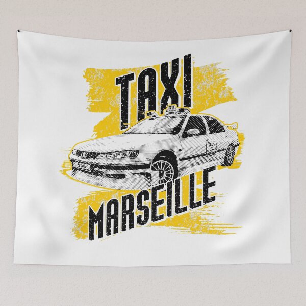 Item preview, Taxi driver Peugeot 406 Marseille | France | movie designed and sold by Svinil.