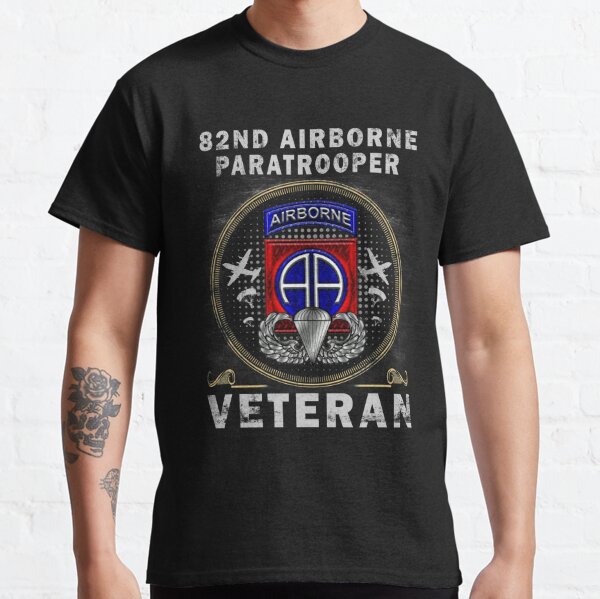 82nd airborne paratrooper t shirts