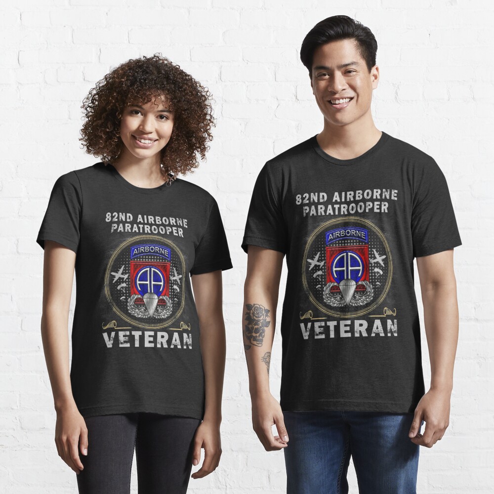 82nd airborne paratrooper t shirts