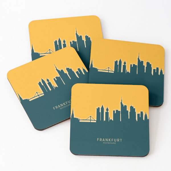 Item preview, Frankfurt Germany Skyline designed and sold by ArtPrints.