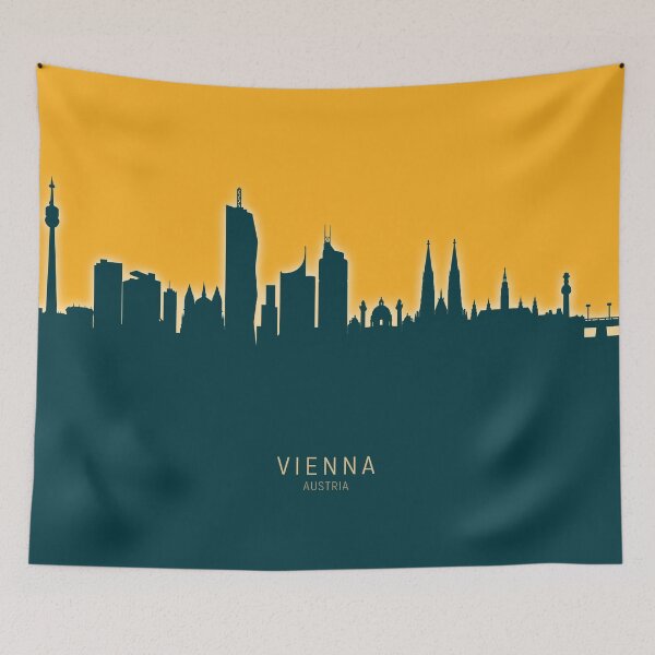 Item preview, Vienna Austria Skyline designed and sold by ArtPrints.
