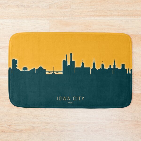 Artikelvorschau, Iowa City Iowa Skyline entworfen und verkauft von ArtPrints.
