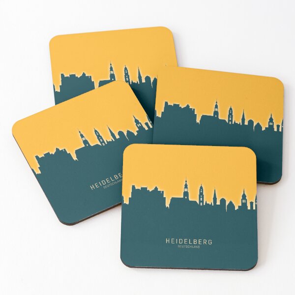 Item preview, Heidelberg Germany Skyline designed and sold by ArtPrints.