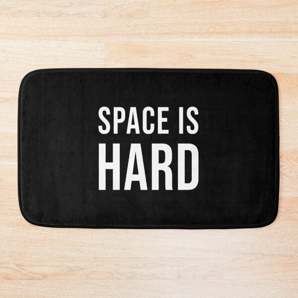 Item preview, Space Is Hard (Black) designed and sold by quoteedesigns.