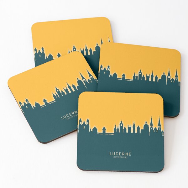 Item preview, Lucerne Switzerland Luzern Skyline designed and sold by ArtPrints.