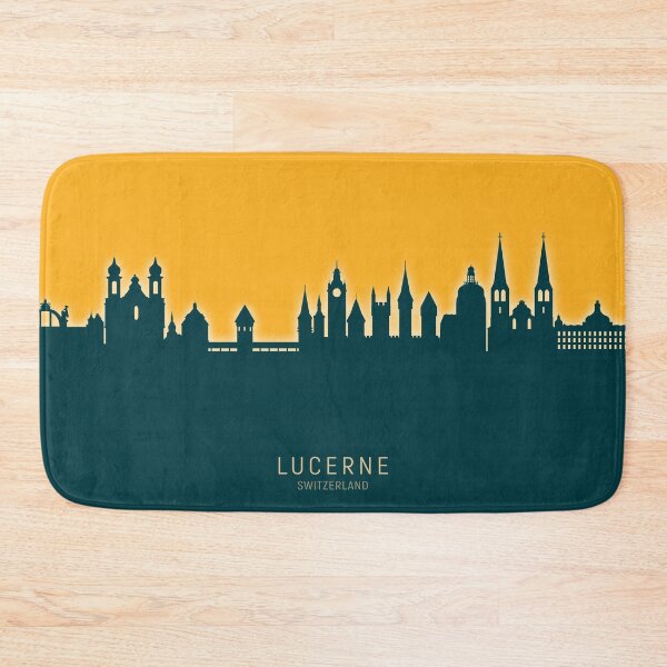 Item preview, Lucerne Switzerland Luzern Skyline designed and sold by ArtPrints.