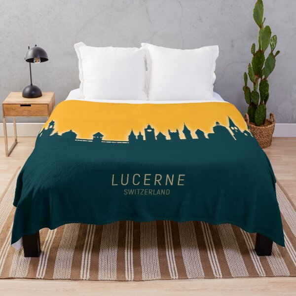 Item preview, Lucerne Switzerland Luzern Skyline designed and sold by ArtPrints.