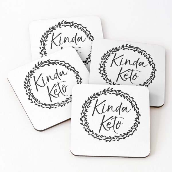 Item preview, Kinda Keto Flower Design Funny Keto Quote designed and sold by TNDesignStudio.