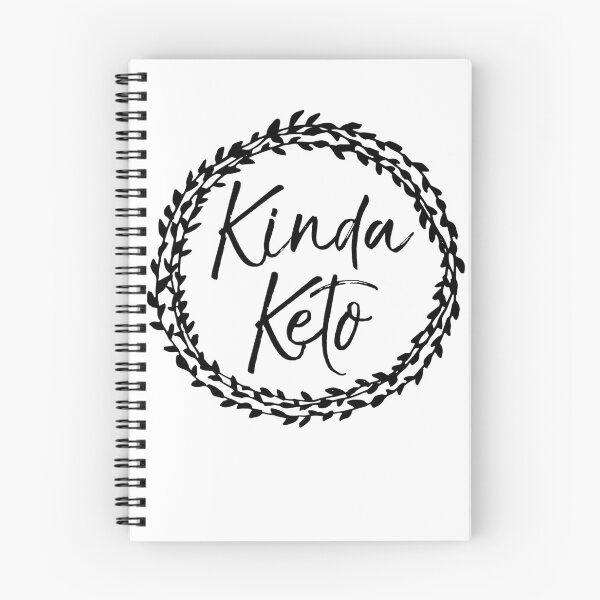 Item preview, Kinda Keto Flower Design Funny Keto Quote designed and sold by TNDesignStudio.
