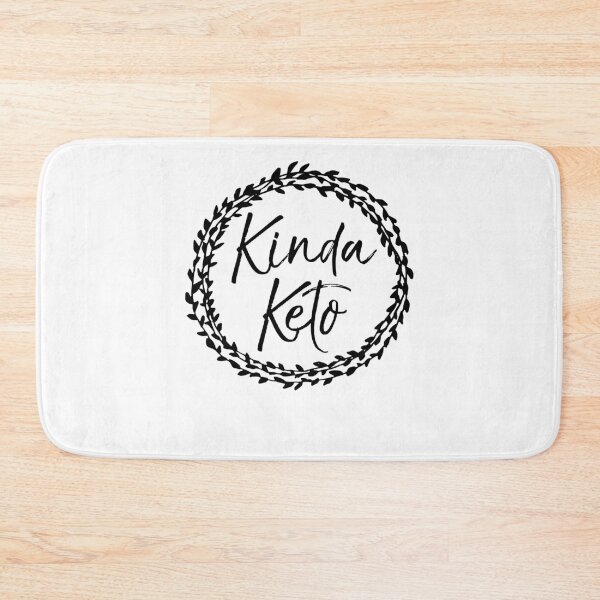 Item preview, Kinda Keto Flower Design Funny Keto Quote designed and sold by TNDesignStudio.