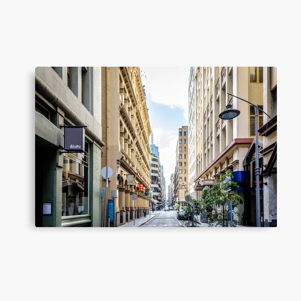 CITYSCAPE - FLINDERS LANE, MELBOURNE Canvas Print