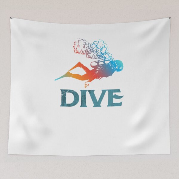 Item preview, Awesome Ocean Scuba Diving Print Diver And designed and sold by DaneRhodes1.