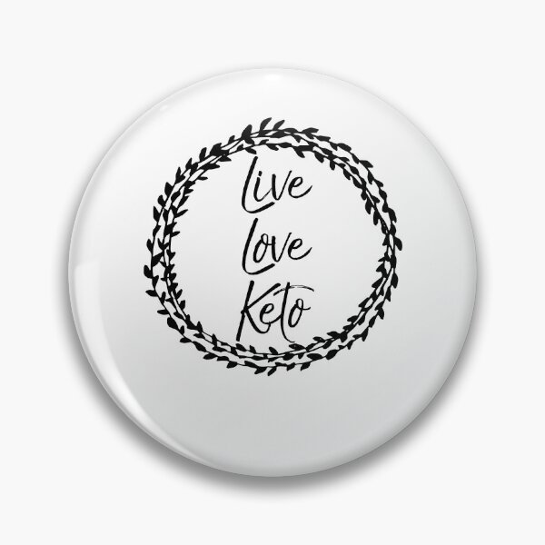 Item preview, Live Love Keto Flower Design Funny Keto Quote designed and sold by TNDesignStudio.