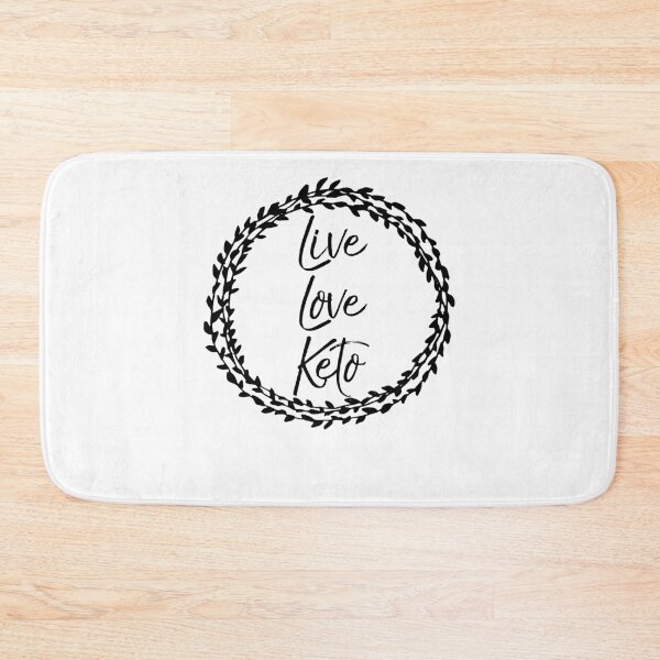 Item preview, Live Love Keto Flower Design Funny Keto Quote designed and sold by TNDesignStudio.