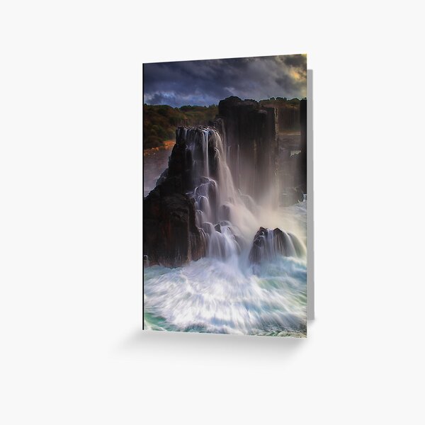 Boneyard Falls Greeting Card