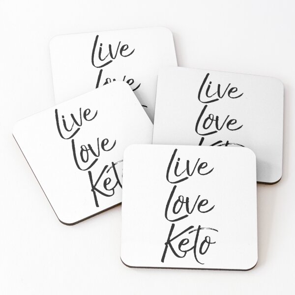 Item preview, Live Love Keto Funny Keto Quote designed and sold by TNDesignStudio.