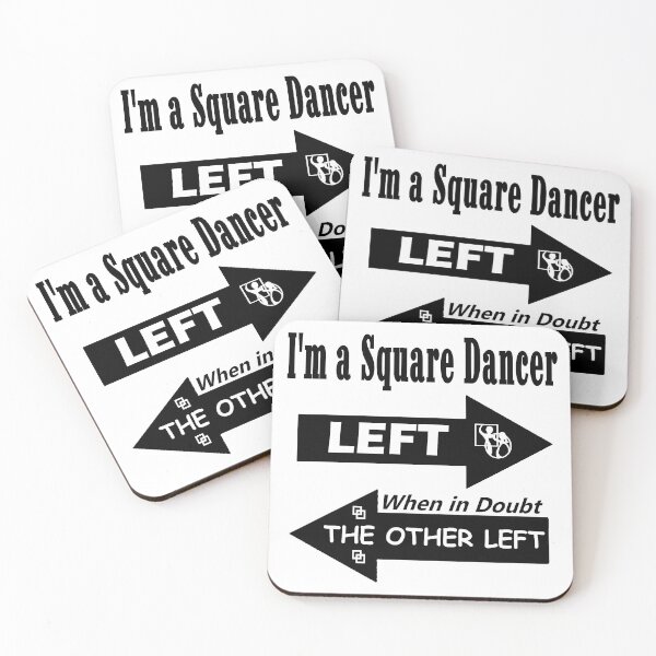 Item preview, I'm a Left BLK designed and sold by Square Dancing Gifts & Merchandise.