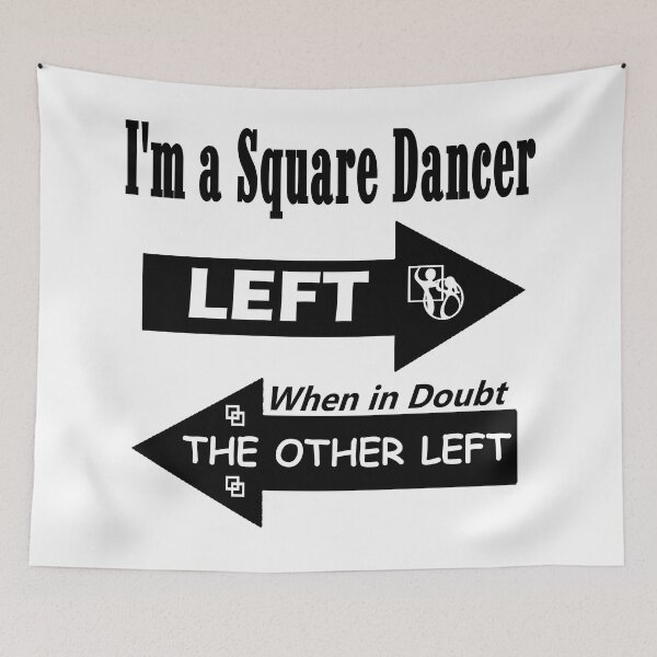 Item preview, I'm a Left BLK designed and sold by Square Dancing Gifts & Merchandise.