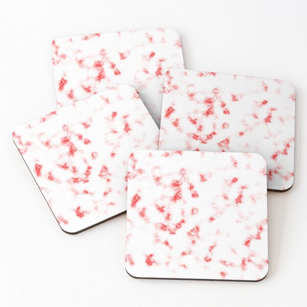 Item preview, Red and White Soft Marble Pattern designed and sold by MarkUK97.