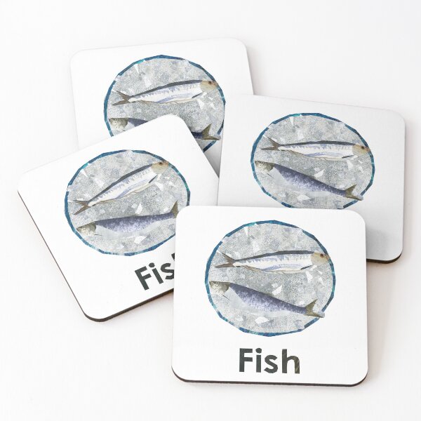 Item preview, En - Fish on a plate designed and sold by BabbanGaelg.