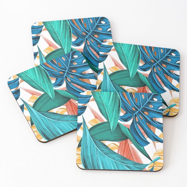 Item preview, Jungle Flower Leaf Pattern designed and sold by smstees.