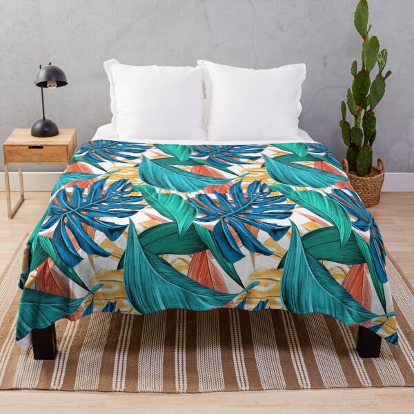 Item preview, Jungle Flower Leaf Pattern designed and sold by smstees.
