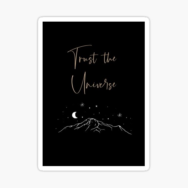 Trust The Universe, Positive Affirmation, Nature Landscape, Trendy Boho Nordic Scandinavian Art, Law of Attraction Trust The Universe, Positive Affirmation, Nature Landscape, Trendy Boho Nordic Scandinavian Art, Law of Attraction