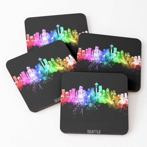 Item preview, Seattle Washington Skyline designed and sold by ArtPrints.