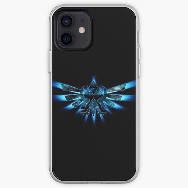 Triforce Of Courage - Blue iPod/Phone case. iPhone Soft Case