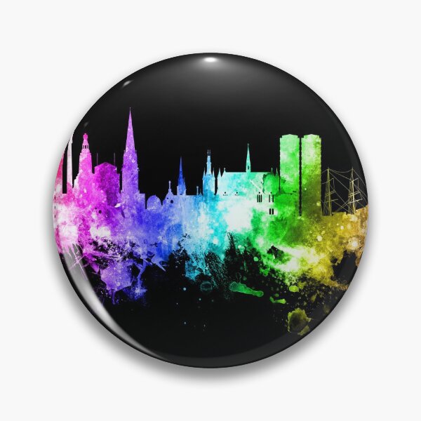 Item preview, Dundee Scotland Skyline designed and sold by ArtPrints.