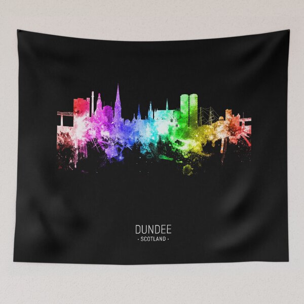 Item preview, Dundee Scotland Skyline designed and sold by ArtPrints.