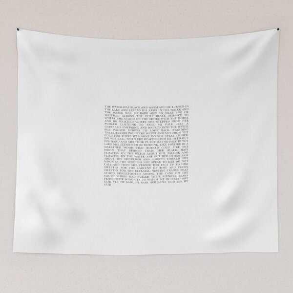 Item preview, All The Pretty Horses Quote Cormac McCarthy Sticker designed and sold by LexiconQuotes.