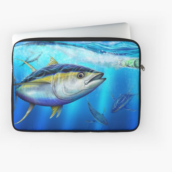 Yellowfin Tuna - Out of the Blue Laptop Sleeve