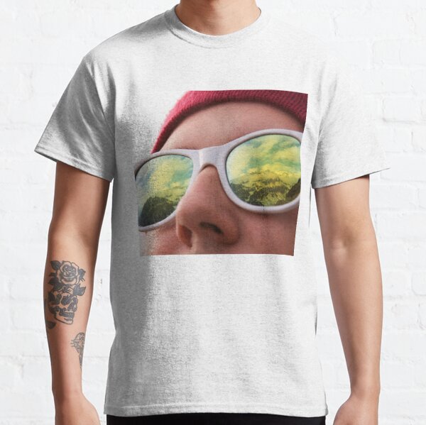 Mountains reflected in sunglasses Classic T-Shirt