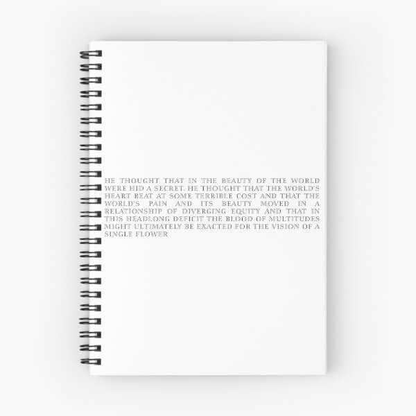 Item preview, All The Pretty Horses Quote Cormac McCarthy Sticker designed and sold by LexiconQuotes.