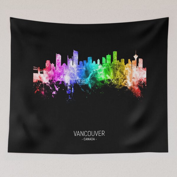 Artikelvorschau, Vancouver Canada Skyline entworfen und verkauft von ArtPrints.