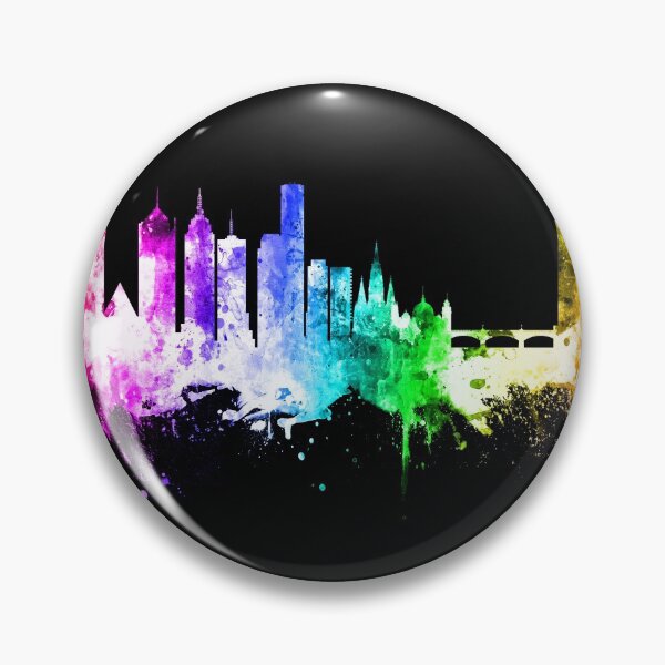 Item preview, Melbourne Australia Skyline designed and sold by ArtPrints.