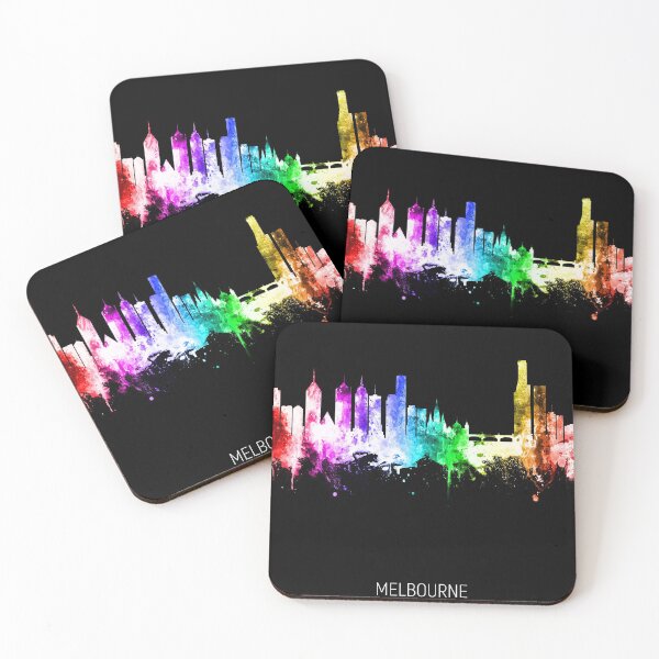 Item preview, Melbourne Australia Skyline designed and sold by ArtPrints.
