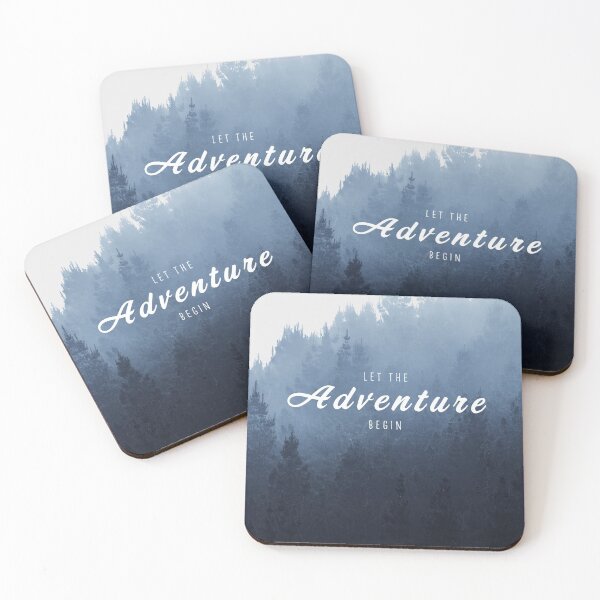 Item preview, Let The Adventure Begin - Misty Forest Landscape designed and sold by ind3finite.