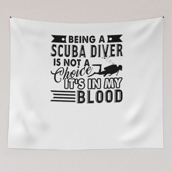 Item preview, Being A Scuba Diver Is In My Blood Shirt designed and sold by DaneRhodes1.