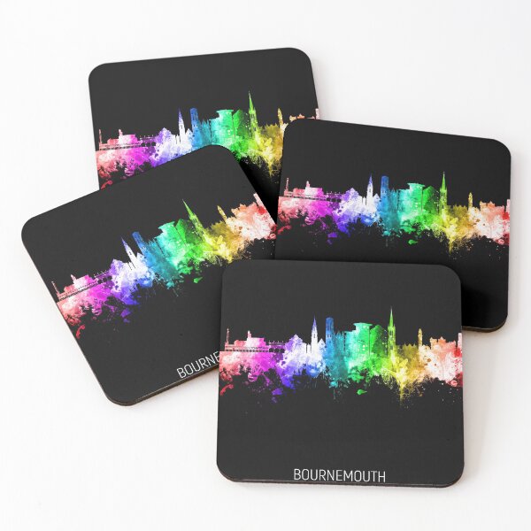 Item preview, Bournemouth England Skyline designed and sold by ArtPrints.