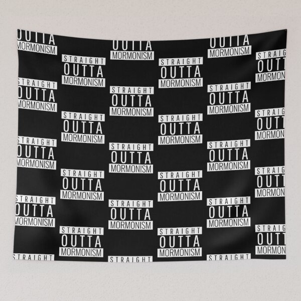 Item preview, Straight Outta Mormonism designed and sold by Exmo Merch.