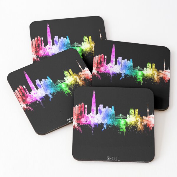 Item preview, Seoul Skyline South Korea designed and sold by ArtPrints.