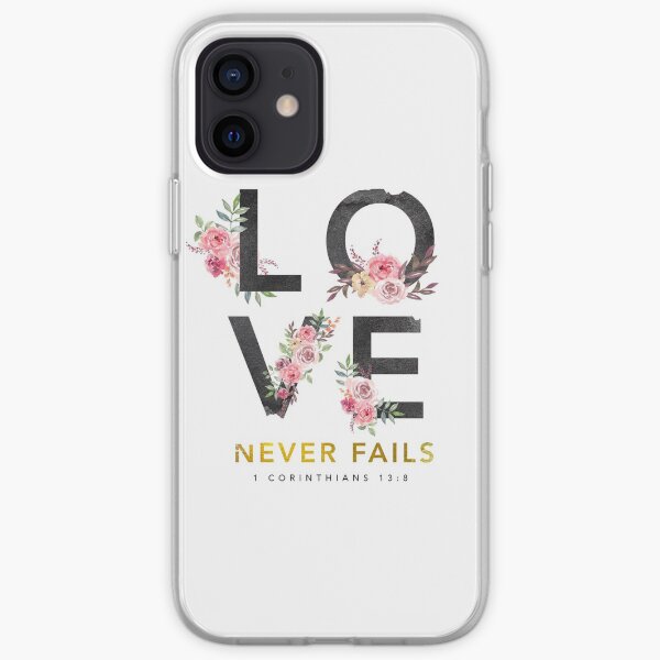 El amor nunca falla Funda blanda para iPhone