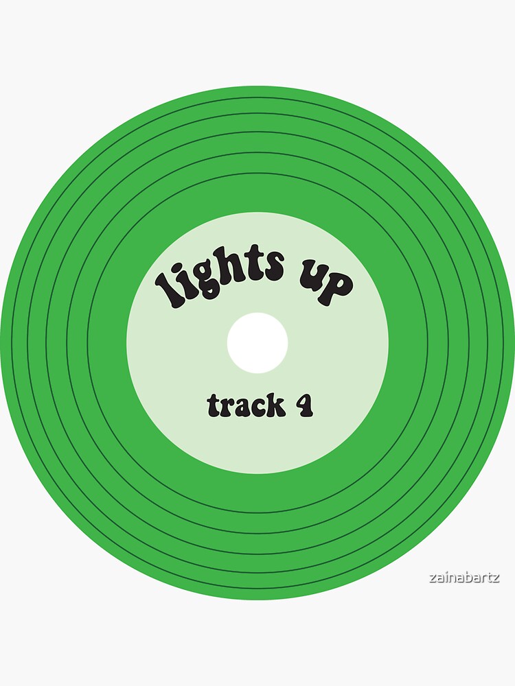 "Lights Up Harry Styles Vinyl" Sticker for Sale by zainabartz Redbubble