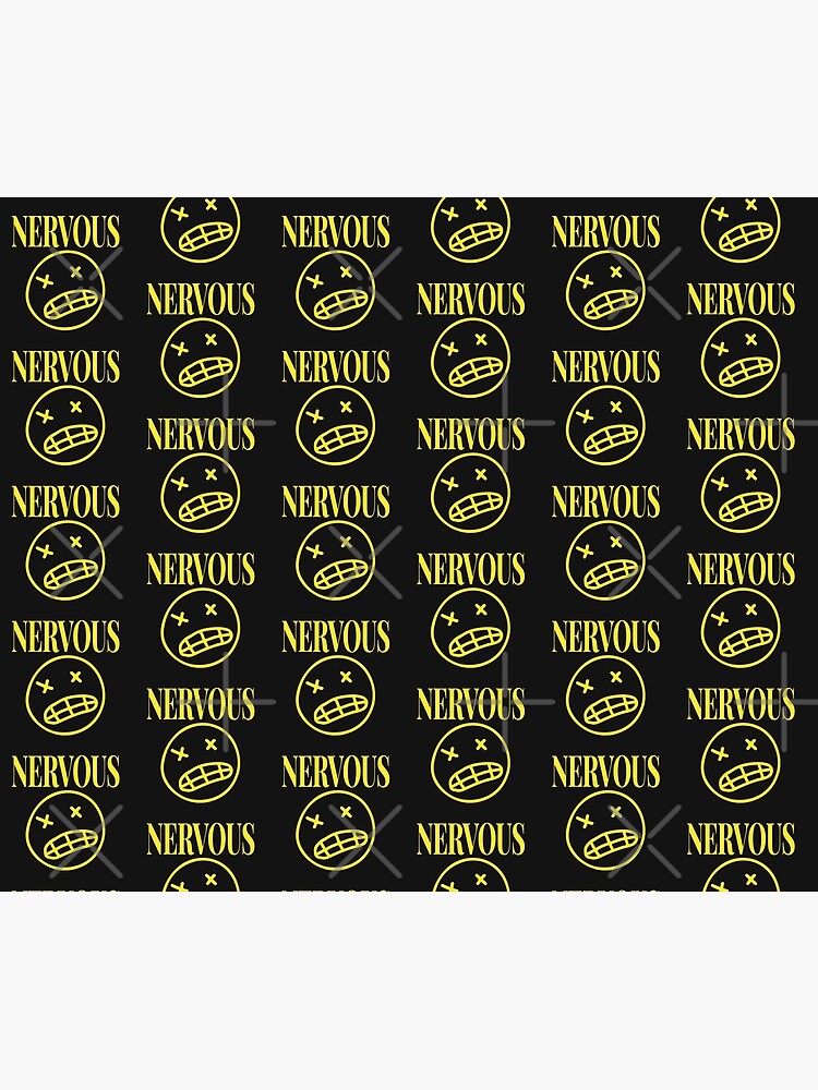 Discover Nervous Nirvana Parody Logo Duvet Cover