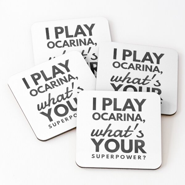Item preview, I Play Ocarina What's Your Superpower? designed and sold by ojdart.