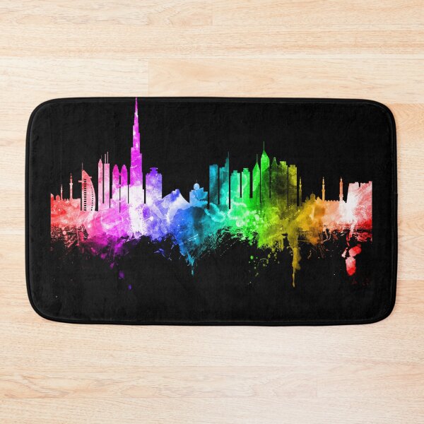 Aperçu de l'œuvre Dubai Skyline créée et vendue par ArtPrints.