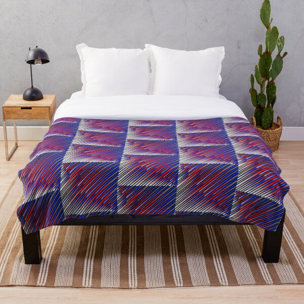Item preview, Red Blue & White Shiny Strip Design designed and sold by HumaBahalim.