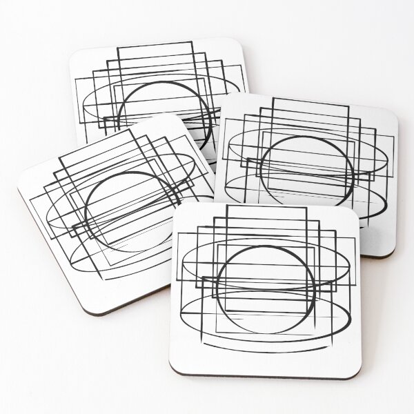 Item preview, Circle and rectangles design designed and sold by hansxburmese.
